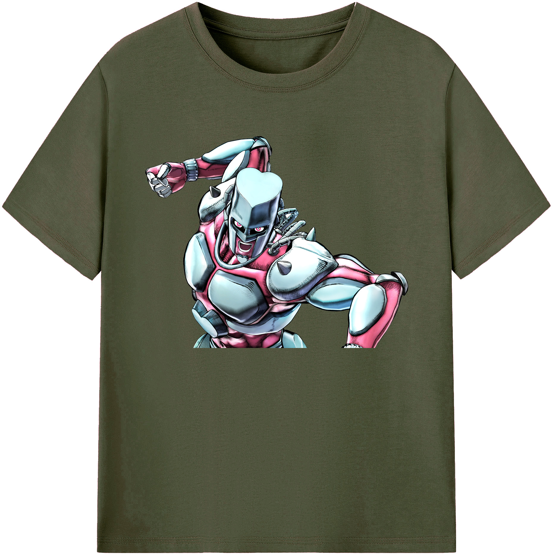 （画像用） ジョジョの奇妙な冒険 ひがしかた じょうすけ JoJo's Bizarre Adventure Higashikata Josuke 綿100％ メンズ半袖Tシャツ｜肌触りやわらか＆通気性